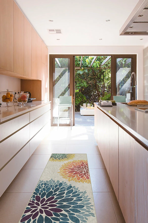 Buy π Ruggable Floral Medallion Multicolor Rug β - Image 8