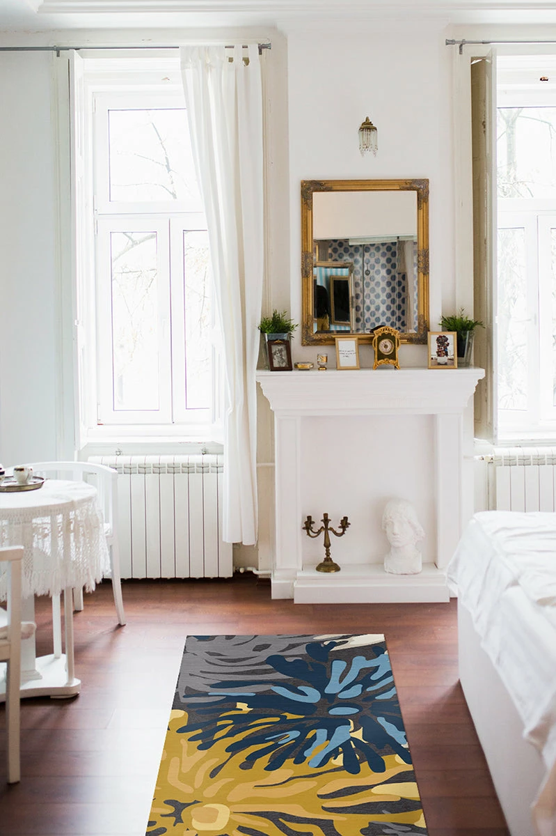 New π Ruggable Genevieve Floral Grey Rug π - Image 8