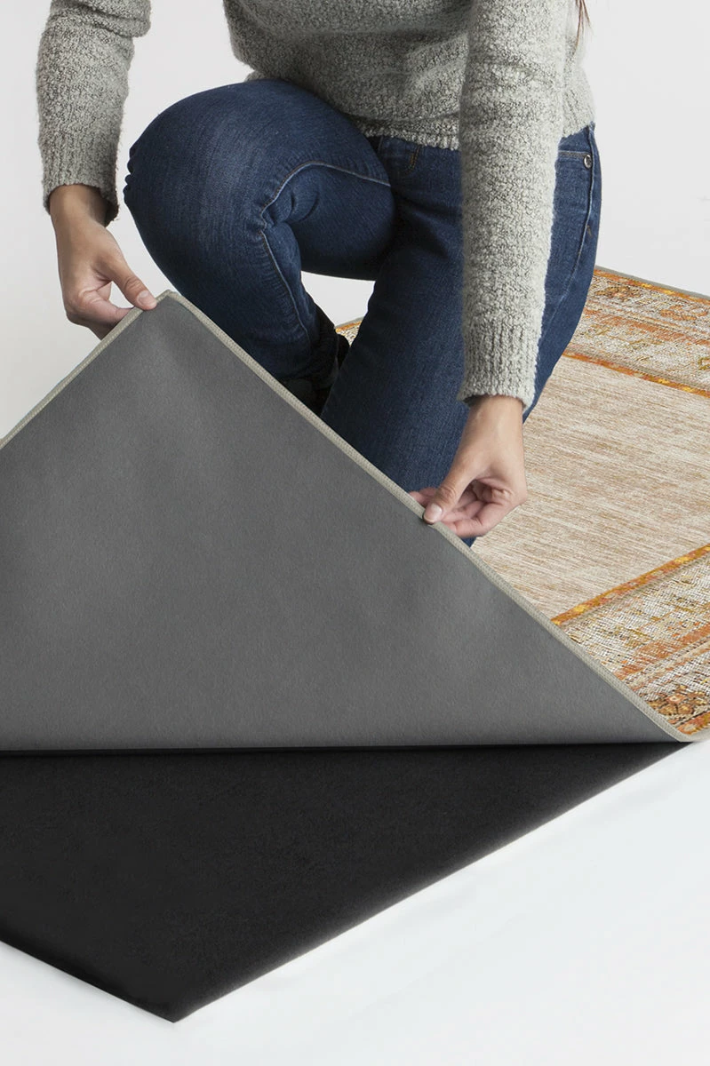 Best reviews of π Ruggable Vintage Daisy Bordered Tangerine Rug π - Image 6