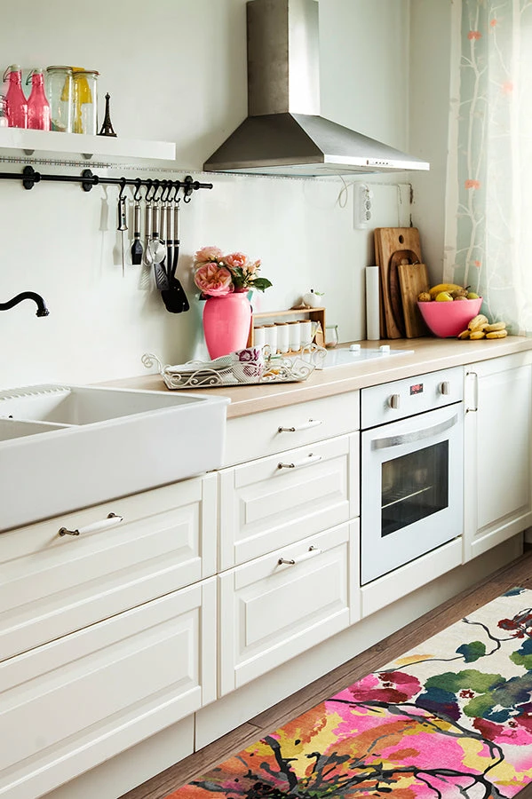 Outlet ✔️ Ruggable Watercolor Floral Multicolor Rug ❤️ - Image 8