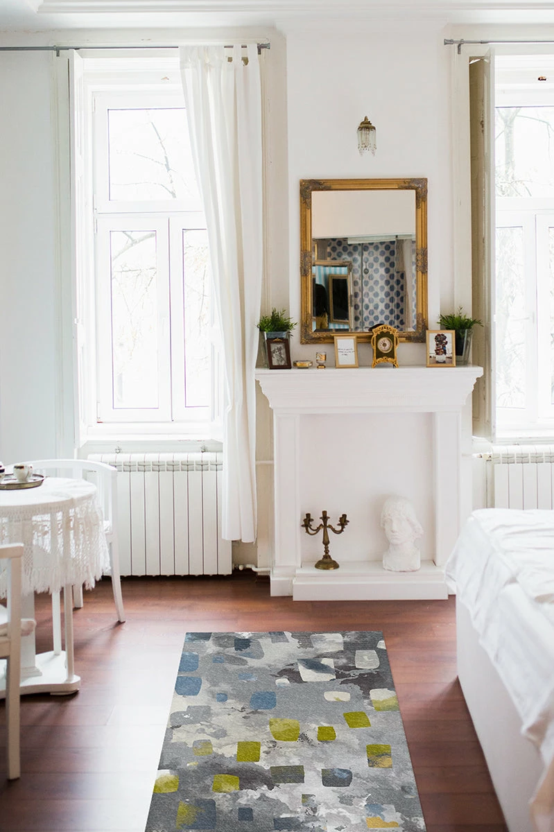 Flash Sale 𧨠Ruggable Watercolor Paintwork Grey Rug 𧨠- Image 8