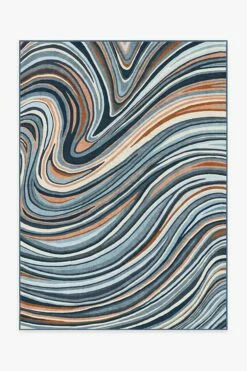 Best Sale π Ruggable Agate Arctic Blue Rug π
