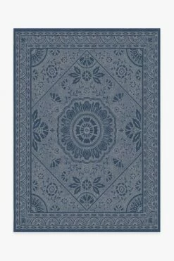 Promo 💯 Ruggable Almana Cobalt Blue Rug 🔔