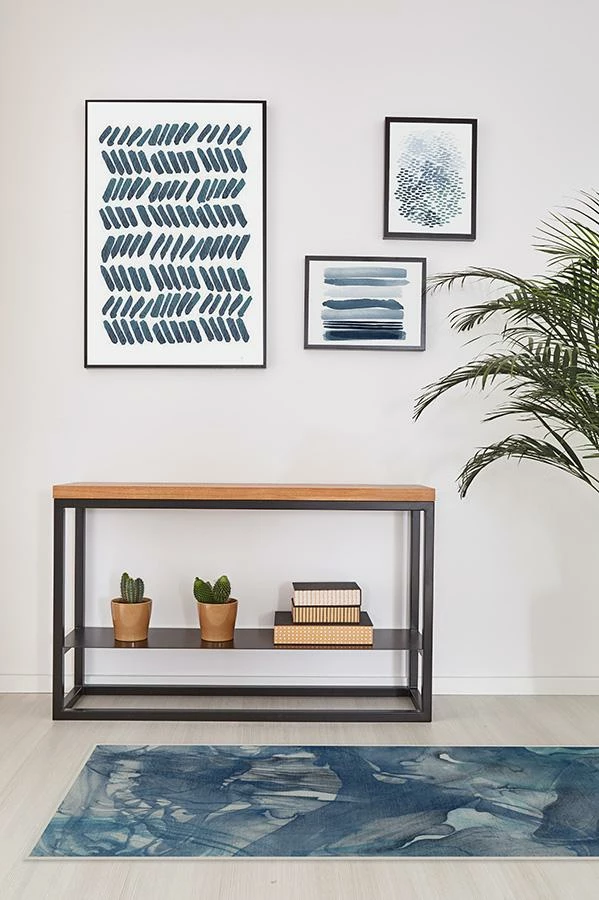 New 𧨠Ruggable Aurora Space Blue Rug π - Image 8