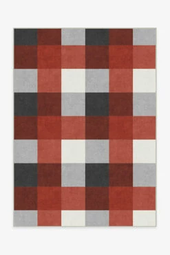 Cheapest 😉 Ruggable Buffalo Plaid Black & Red Rug 😉