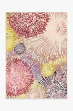 Coupon 🛒 Ruggable Sale Chrysanthemum Brights Rug ❤️