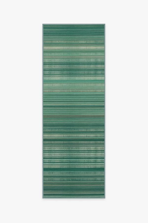 Buy β€οΈ Ruggable Coastal Linear Stripe Aqua Rug 𧨠- Image 5