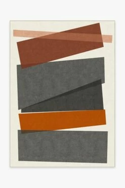 Outlet 🛒 Ruggable Color Field in Orange Rug 🤩