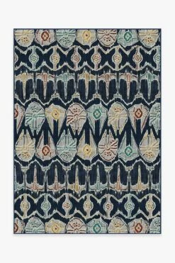 Promo 🌟 Ruggable Corellian Ikat Navy Rug ✔️