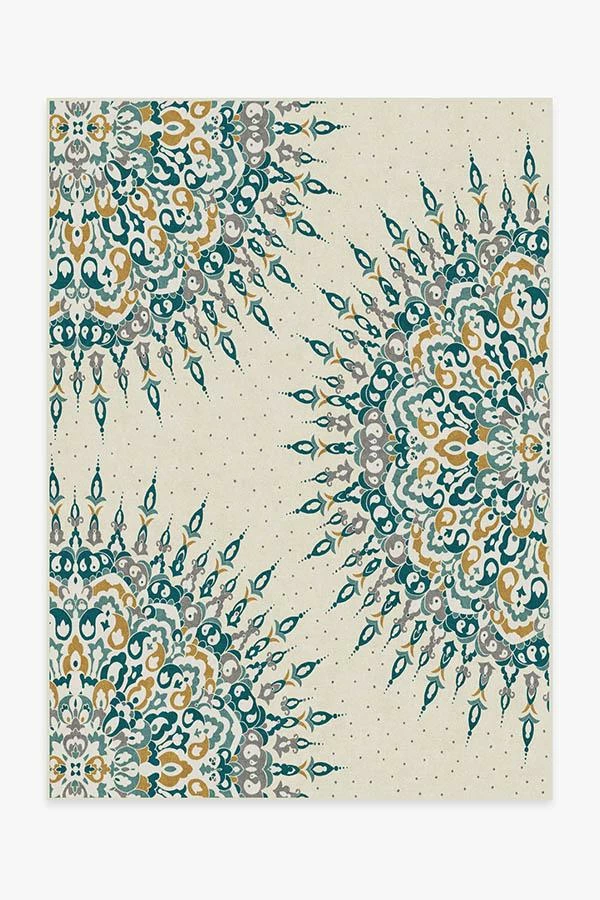 Budget β¨ Ruggable Cosima Teal Rug π