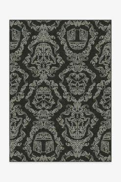 Best Pirce 😍 Ruggable Dark Side Damask Charcoal Rug 🤩
