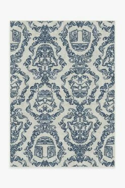 Brand new 🤩 Ruggable Dark Side Damask Delft Blue Rug 🔥