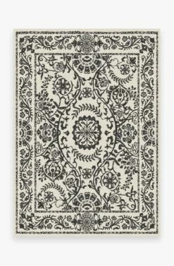 Buy π₯ Ruggable Delphina Black & White Rug π