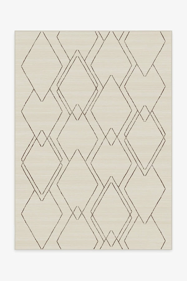 Promo β€οΈ Ruggable Diamond Dalia Beige Ivory Rug β