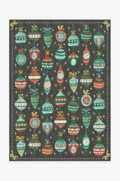 Best Sale 🔔 Ruggable Festive Garland Multicolor Rug 😍