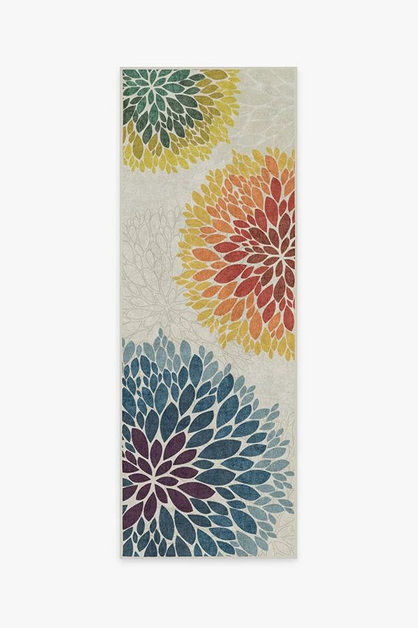 Buy π Ruggable Floral Medallion Multicolor Rug β - Image 5