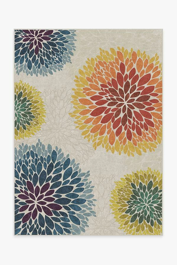 Buy π Ruggable Floral Medallion Multicolor Rug β