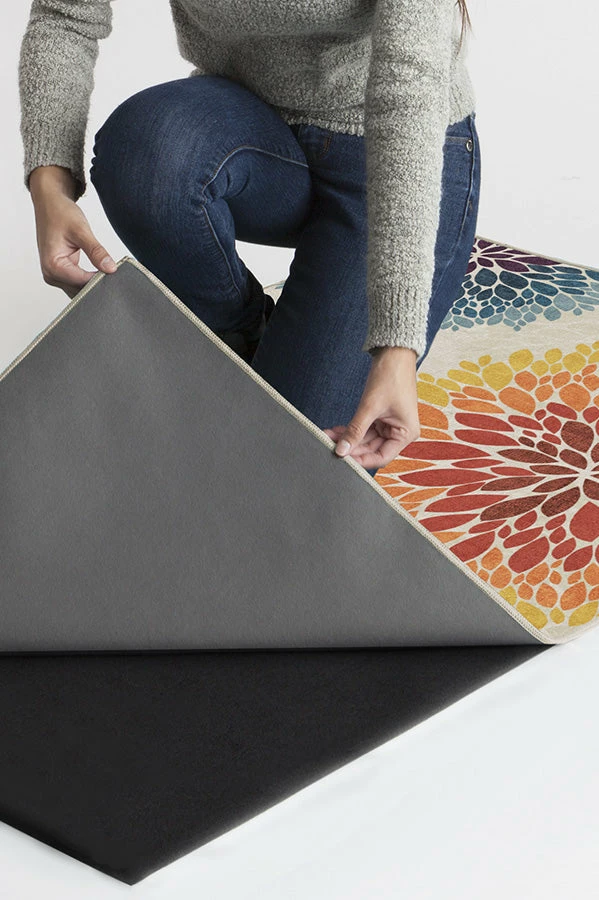 Buy π Ruggable Floral Medallion Multicolor Rug β - Image 6