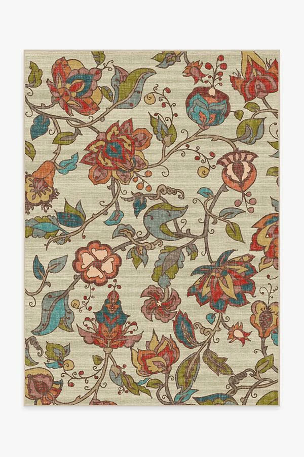 Best deal π Ruggable Frida Floral Natural Rug π
