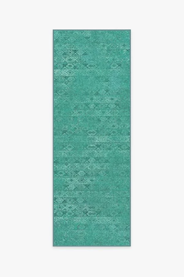 Outlet π Ruggable Gabbeh Teal Blue Rug β€οΈ - Image 6
