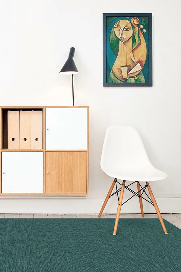 Best Pirce π₯ Ruggable Heathered Solid Teal Blue Rug π - Image 4