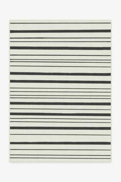 Cheapest π Ruggable Hudson Stripe Black Rug π₯