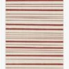 Outlet ✨ Ruggable Hudson Stripe Red Rug 😍