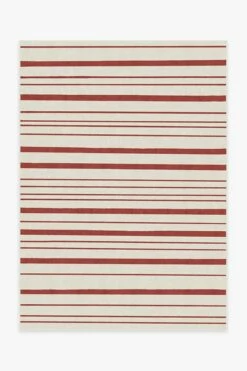 Outlet ✨ Ruggable Hudson Stripe Red Rug 😍
