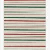 Flash Sale 👏 Ruggable Hudson Stripe Red & Green Rug 😉