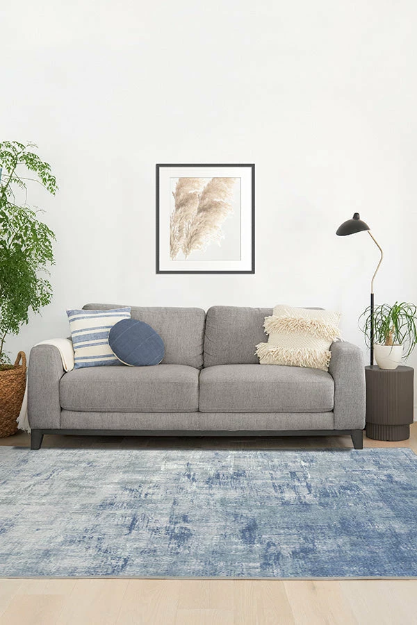 New β Ruggable Impasto Slate Blue Rug π - Image 4