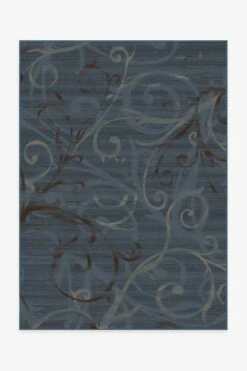 Flash Sale 👍 Ruggable Ironwork Slate Blue Rug 🛒
