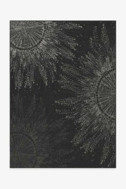 New 💯 Ruggable Sale Jellyfish Bloom Charcoal Rug 😀