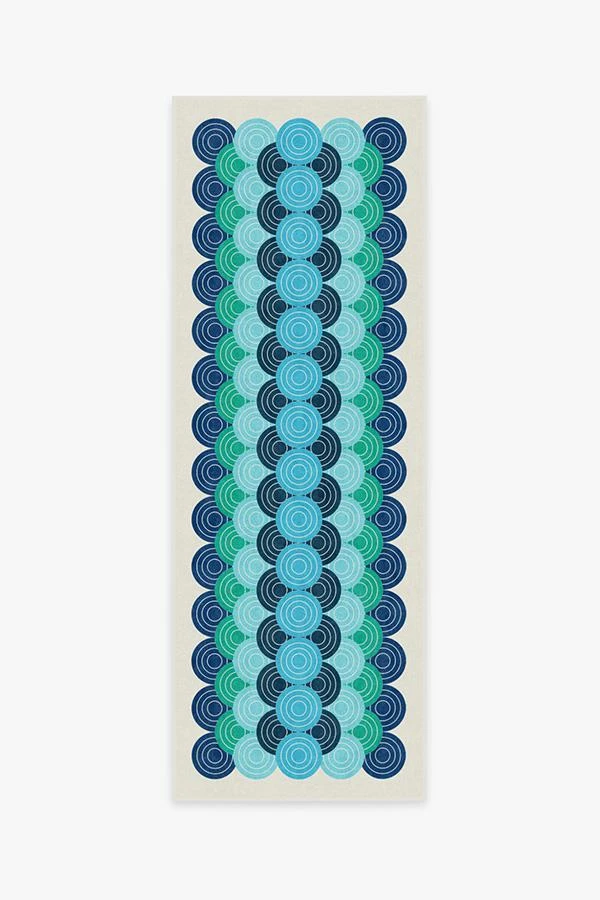 Outlet π Ruggable Jonathan Adler Biba Blue Green Rug π - Image 5