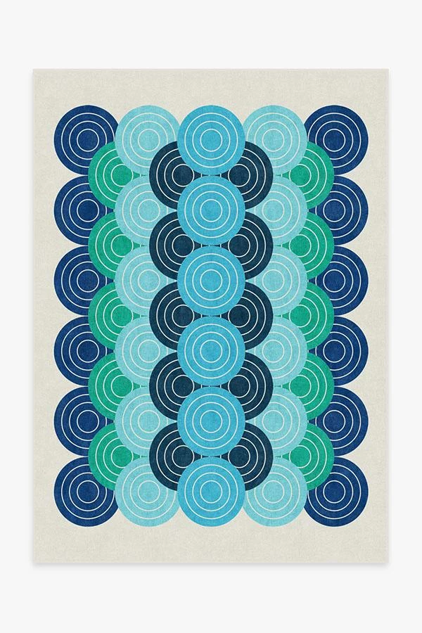 Outlet π Ruggable Jonathan Adler Biba Blue Green Rug π