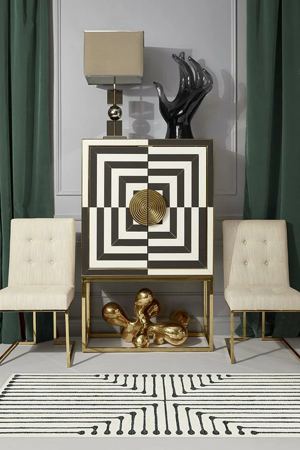 Best reviews of β Ruggable Jonathan Adler Inkdrop Black & Ivory Rug π - Image 8