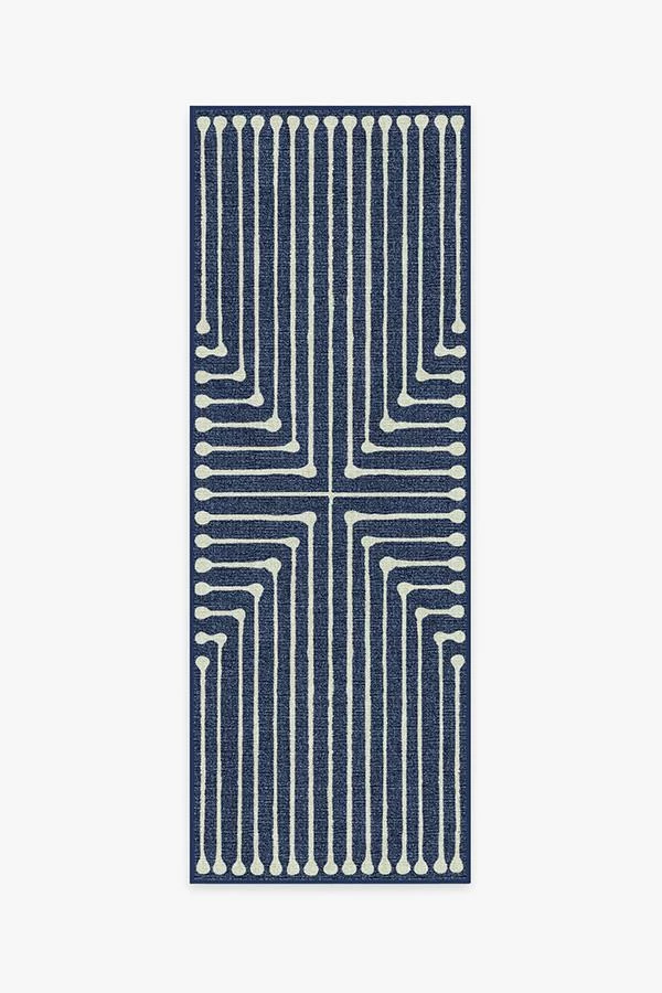 Buy π Ruggable Jonathan Adler Inkdrop Lapis Blue Rug π - Image 5