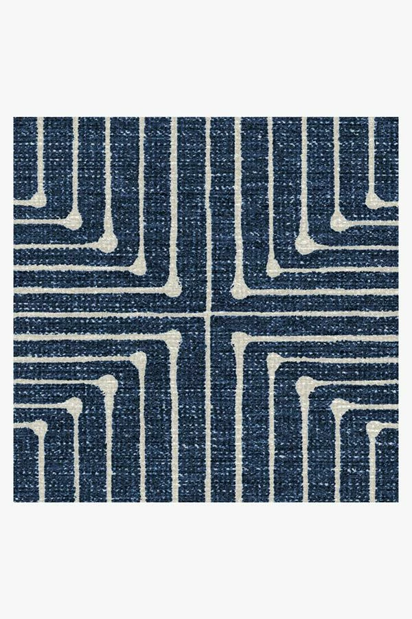Buy π Ruggable Jonathan Adler Inkdrop Lapis Blue Rug π - Image 3