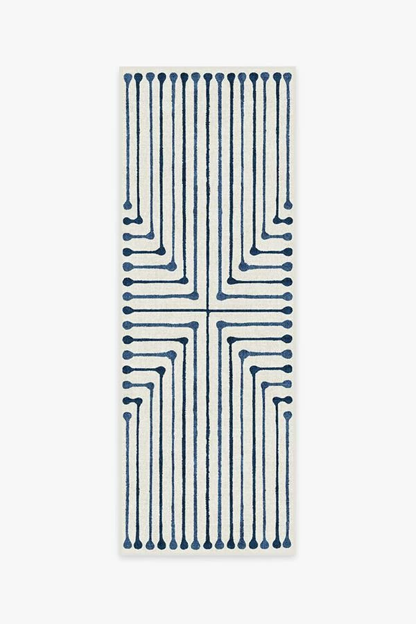 New π₯ Ruggable Jonathan Adler Inkdrop Slate Blue Rug π - Image 5