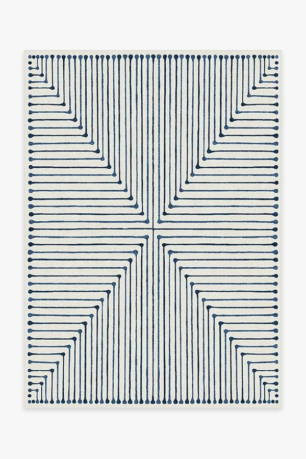 New π₯ Ruggable Jonathan Adler Inkdrop Slate Blue Rug π