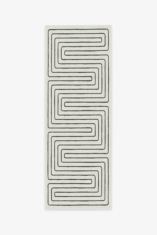 Cheapest 𧨠Ruggable Jonathan Adler Labyrinth Black & Ivory Rug π - Image 5