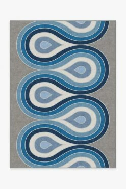 Best reviews of 🛒 Ruggable Jonathan Adler Milano Blue Steel Rug 🧨