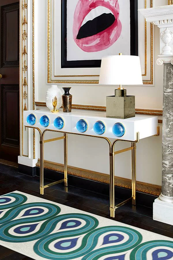 Deals π₯° Ruggable Jonathan Adler Milano Peacock Rug β€οΈ - Image 8