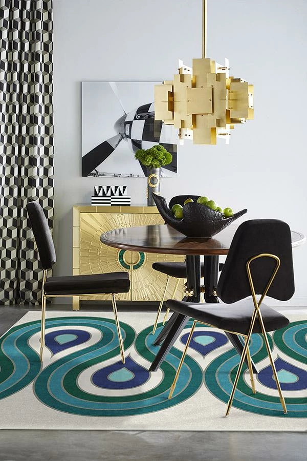 Deals π₯° Ruggable Jonathan Adler Milano Peacock Rug β€οΈ - Image 4
