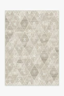 Coupon 🌟 Ruggable Kavi Diamond Silver Rug 😍