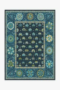 Wholesale ⌛ Ruggable Latiff Midnight Blue Rug 🧨