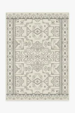 Discount π― Ruggable Leelu Black & White Rug β€οΈ