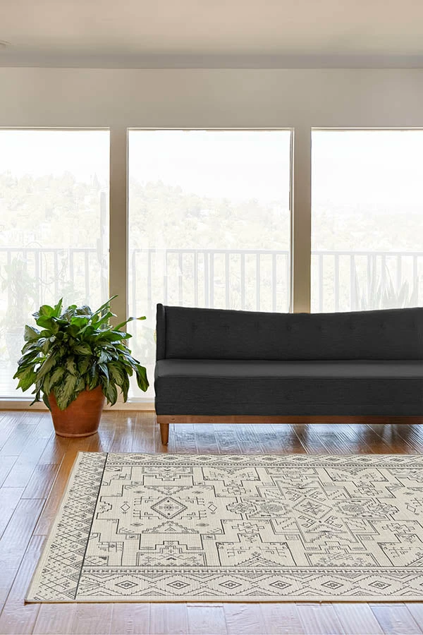 Discount π― Ruggable Leelu Black & White Rug β€οΈ - Image 4