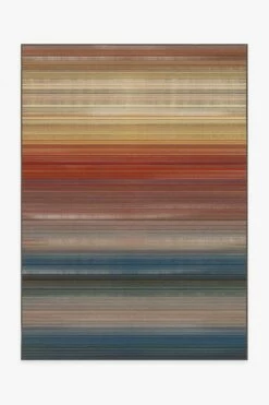 Deals 🧨 Ruggable Linear Striped Multicolor Rug ❤️