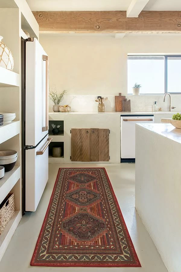 Budget π Ruggable Mandalore Scarlet Red Rug π₯ - Image 8