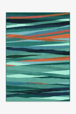 Outlet π Ruggable Sale Meridian Turquoise Rug π